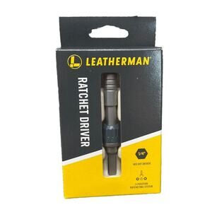 Leatherman Ratchet Driver 1/4 Hex Bit Model 931032 Tools Brand New In Box